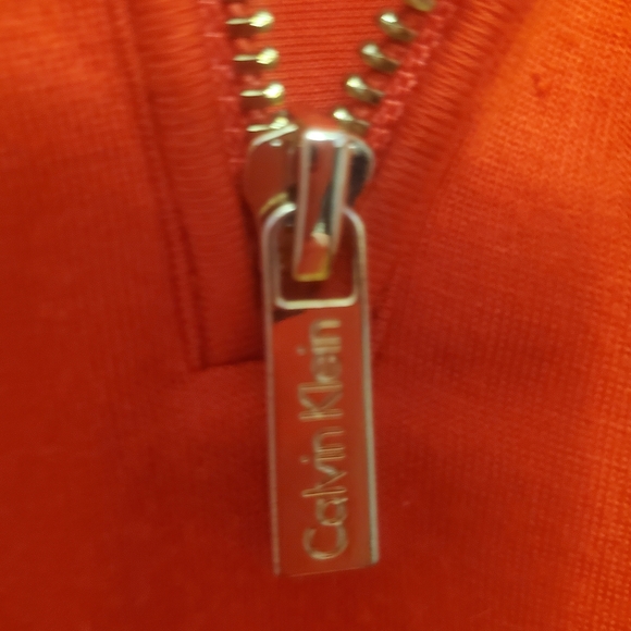 Calvin Klein Long sleeve Red shirt , with gold ornaments chest pockets XL - Picture 5 of 7